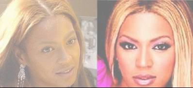Beyonce sin Maquillaje