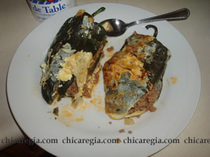 Mi intento de chiles rellenos