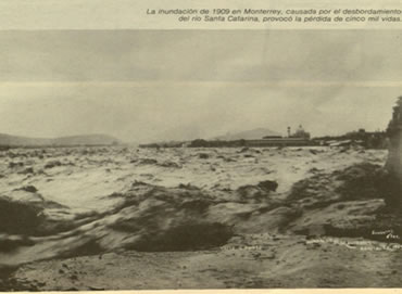 Inundacion 1909 Monterrey MX