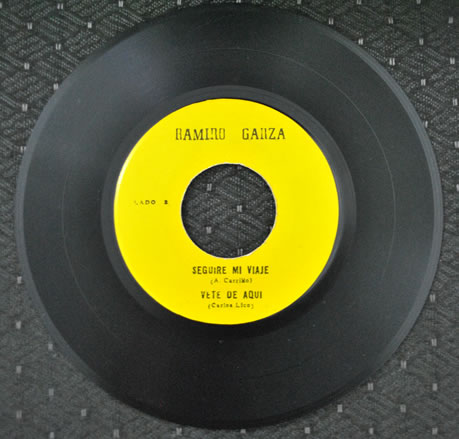 Ramiro Garza baladista Monterrey Mexico 45 rpm lado b