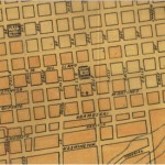 Plano que detalla la ubicación de la Plaza de la Muralla en el año de 1901